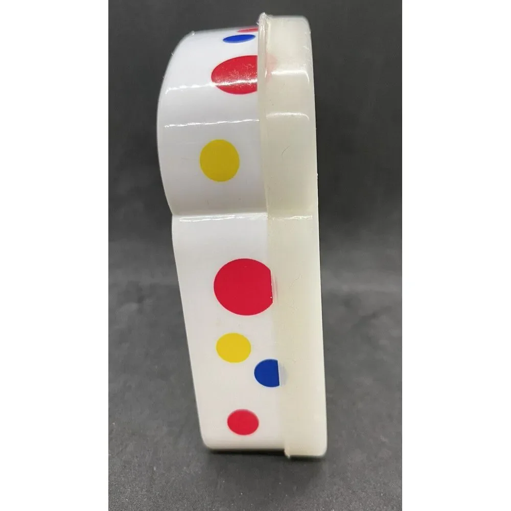 Wonder Bread Sandwich HOLDER‎ Plastic STORAGE CONTAINER CLASSIC WHITE LOGO +DOTS